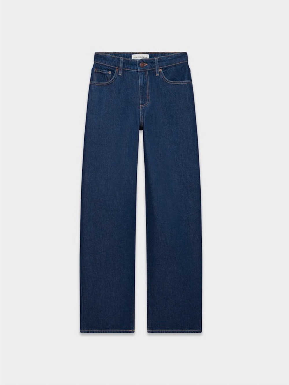 Denim Forum Kai Curve-Fit Relaxed Mid-Rise Barrel Jean
